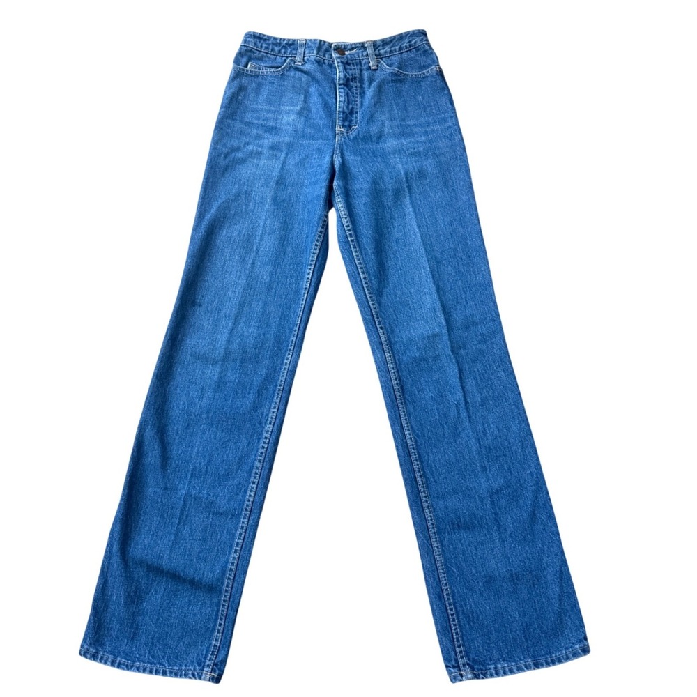 Vintage Calvin Klein High Rise Straight Leg Jeans Medium Wash Blue Denim SKU177